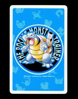 Pokemon SANDSLASH Japanese BLUE Blastoise Deck King of Hearts POKER Set Card #28 - Image 2