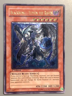 yugioh Blackwing - Elphin the Raven RGBT-EN013 Ultimate 1st Edition near mint - Image 1