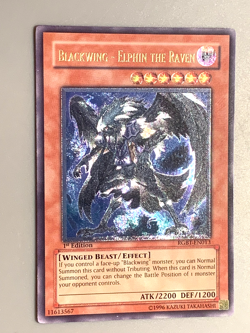yugioh Blackwing - Elphin the Raven RGBT-EN013 Ultimate 1st Edition near mint - Image 2