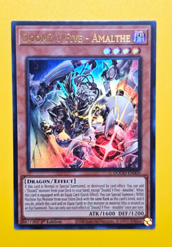 Yugioh DoomZ V Five - Amalthe DOOD-EN009 Ultra Rare 1st Ed Near Mint. TopLoaded. - Image 1