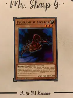 FEUERAMEISE ASCATOR - 1. AUFLAGE LDS3-DE046 DEUTSCH Yu-Gi-Oh! CARD COMMON KONAMI - Image 3