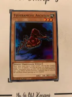 FEUERAMEISE ASCATOR - 1. AUFLAGE LDS3-DE046 DEUTSCH Yu-Gi-Oh! CARD COMMON KONAMI - Image 5
