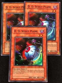 Yugioh D.D. Scout Plane IOC-012 Super x3 (LP) Two are 1st - Image 1