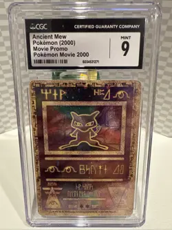 ANCIENT MEW Holo Rare 2000 Movie Promo Pokemon Card CGC 9 MINT - Image 1