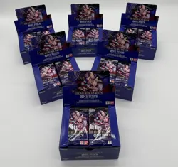Lot of (144) One Piece TCG OP-14 The Azure Sea's Seven Booster Packs NEW w/Boxes - Image 1