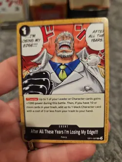 X2 One Piece TCG A Fist Of Divine Speed After All These Years OP11-097 - Image 3