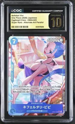 Nefeltari Vivi #EB04-025 Japanese One Piece Egghead Crisis CGC 10 PRISTINE 1a - Image 1