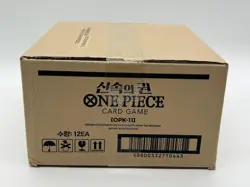 One Piece TCG Korean OPK-11 A Fist Of Divine Speed Booster Box Case SEALED #2 - Image 4