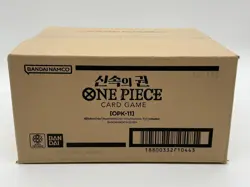 One Piece TCG Korean OPK-11 A Fist Of Divine Speed Booster Box Case SEALED #3 - Image 3