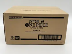 One Piece TCG Korean OPK-11 A Fist Of Divine Speed Booster Box Case SEALED #3 - Image 5