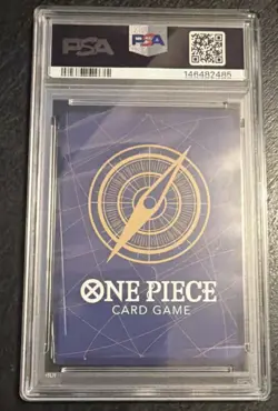 Bandai 2025 One Piece Trafalgar Law OP10-119 Manga Alt Art Foil PSA 2 - Image 2