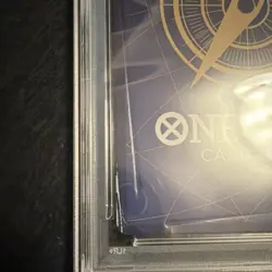 Bandai 2025 One Piece Trafalgar Law OP10-119 Manga Alt Art Foil PSA 2 - Image 3