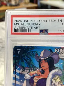 PSA GEM MT 10 2026 ONE PIECE OP-14-EB04 EN #084 ~ MS. ALL SUNDAY ALTERNATE ART - Image 2