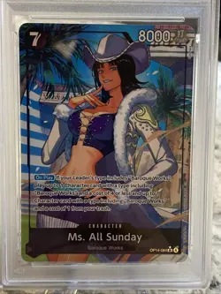 PSA GEM MT 10 2026 ONE PIECE OP-14-EB04 EN #084 ~ MS. ALL SUNDAY ALTERNATE ART - Image 4