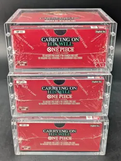 Lot (3) One Piece OP-13 Carrying On His Will English Booster Boxes Sealed - Image 5