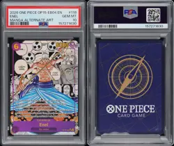 2026 One Piece OP15-EB04-Adventure On Kami’s Island #118 Enel Manga alt PSA10 - Image 3