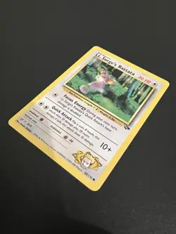 Lt. Surge’s Rattata 85/132 Gym Challenge Unlimited 2000 Pokemon Card Common NM - Image 3