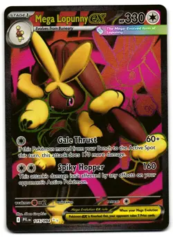 Mega Lopunny ex 115/094 - Phantasmal Flames Ultra Rare Pokemon TCG - M/LP Card - Image 1