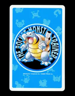 Pokemon SANDSHREW Japanese BLUE Blastoise Deck Queen of Hearts POKER Card #027 - Image 2