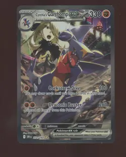 Cynthia's Garchomp ex 232/182 Sv10: Destined Rivals Holo Pokemon Card - Image 1