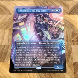 1x Sakashima the Impostor, Secret Lair Foil - 1232, Magic the Gathering MTG NM - Image 1