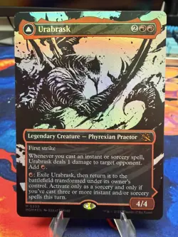 Urabrask The Great Work MOM MTG #299 NM Borderless Foil - Image 1
