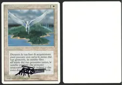 ***Italian Island Sanctuary Signed Artist Proof** MTG Revised Mark Poole - Image 1