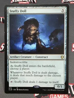 MTG Stuffy Doll- DAMAGED -CL: Battle for Baldur's Gate Magic Card #875 - Image 1