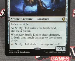 MTG Stuffy Doll- DAMAGED -CL: Battle for Baldur's Gate Magic Card #875 - Image 4