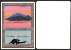 ***Italian Island C Signed Artist Proof** MTG Revised Mark Poole Kid Icarus - Image 1