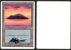 ***Italian Island A Signed Artist Proof** MTG Revised Mark Poole Kid Icarus - Image 1