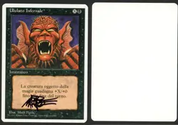 ***Italian Howl from Beyond Signed Artist Proof** MTG Revised Mark Poole - Image 1