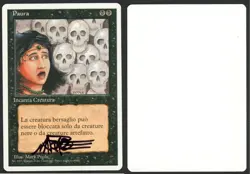 ***Italian Fear Signed Artist Proof** MTG Revised Mark Poole Kid Icarus - Image 1