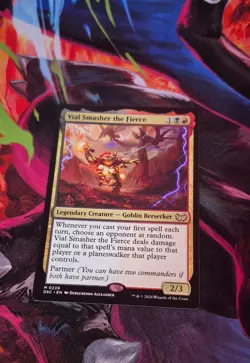 Vial Smasher the Fierce Commander: Duskmourn: House of Horror Regular - Image 1