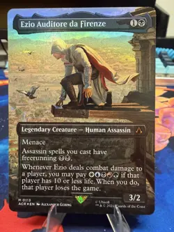 Ezio Auditore da Firenze | Borderless | Foil | NM | 113 |MTG - Image 1