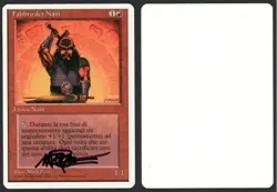 ***Italian Dwarven Weaponsmith Signed Artist Proof** MTG Revised Mark Poole - Image 1