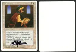 ***Italian Devotion Signed Artist Proof** MTG Revised Mark Poole Kid Icarus - Image 1