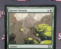 MTG Sprout Swarm- DAMAGED -Future Sight Magic the Gathering Card #138 - Image 3