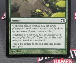 MTG Sprout Swarm- DAMAGED -Future Sight Magic the Gathering Card #138 - Image 4