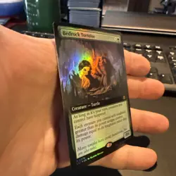 Bedrock Tortoise (Extended Art) #378 (Foil) NM Lost Caverns of Ixalan Magic MTG - Image 2