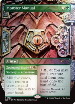 MTG English Monster Manual (Rainbow Foil) NM Foil Secret Lair - Image 1