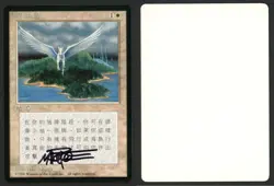 ***FBB Chinese Island Sanctuary Signed Artist Proof** MTG 4th Edition Mark Poole - Image 1
