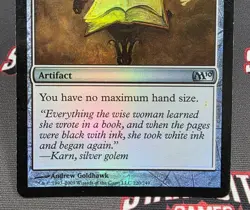 MTG FOIL Spellbook- WRITTEN ON -Magic 2010 Magic the Gathering Card #220 - Image 4