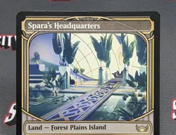 MTG Spara's Headquarters- DAMAGED -Streets of New Capenna Magic Card #355 - Image 3