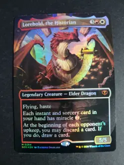 Lorehold, the Historian (Borderless Foil) Mythic MTG Secrets of Strixhaven - Image 1