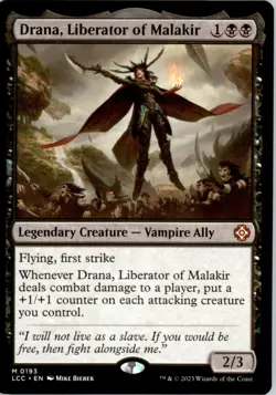 Drana, Liberator of Malakir The Lost Caverns of Ixalan Magic: The Gathering NM - Image 1