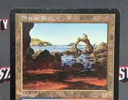 MTG Shivan Reef- DAMAGED -Apocalypse Magic the Gathering Card #142 - Image 3