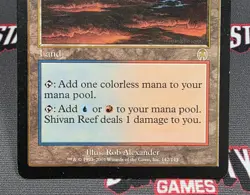 MTG Shivan Reef- DAMAGED -Apocalypse Magic the Gathering Card #142 - Image 4