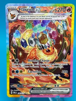 Flareon EX 146/131 Special Illustration Rare - 2025 Pokemon Prismatic Evolutions - Image 1