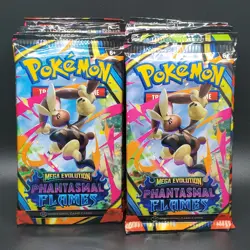 20x Phantasmal Flames Booster Packs - English Pokemon TCG - New & Sealed - Image 1